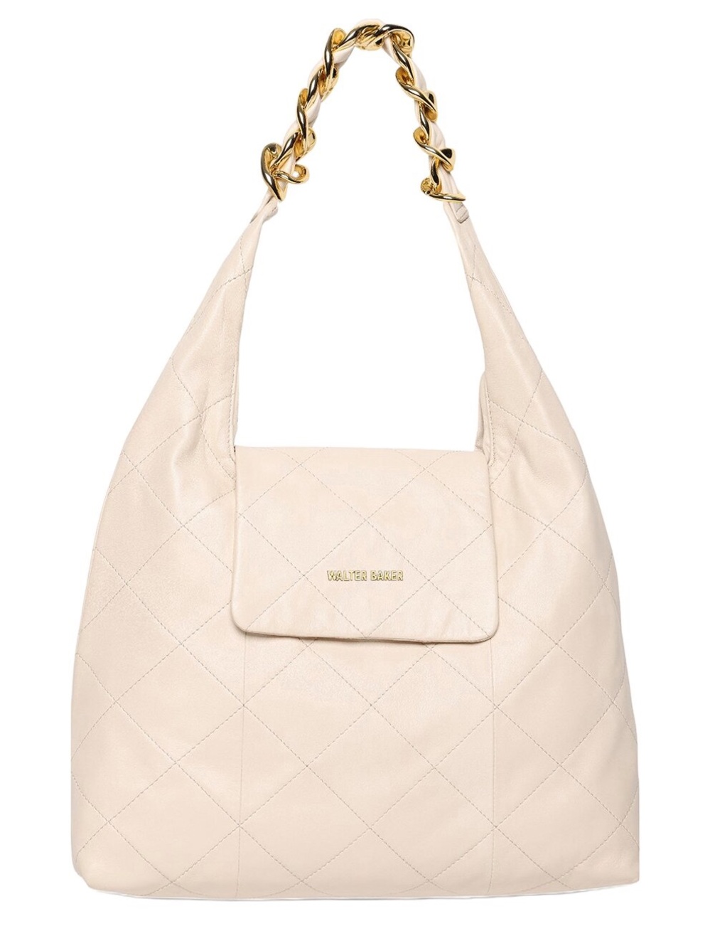 Walter Baker Anastasia Quilted Shoulder in Oyster Bag